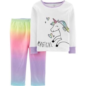 Toddler Girl Carter's Snug Fit Cotton & Fleece PJ​